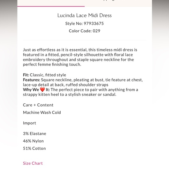 Free people lucinda lace midi dress - Picture 5 of 6